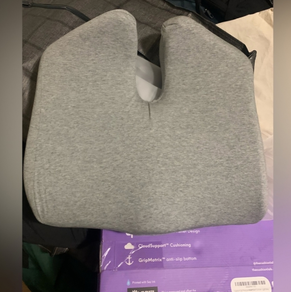 New Cushion Lab Patented Pressure Relief Seat Cushion for Long Sitting Hours.